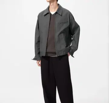 [ 새상품급 ] 다크 그레이 블루종 자켓