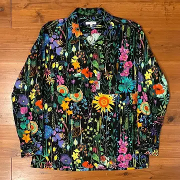 클래식 셔츠 - 코튼 플로럴 론