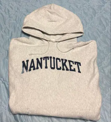 챔피언 리버스 위브 후드티 파랑 택