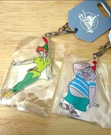 디즈니 스토어 한정판 아크릴 키링 스미 피터팬