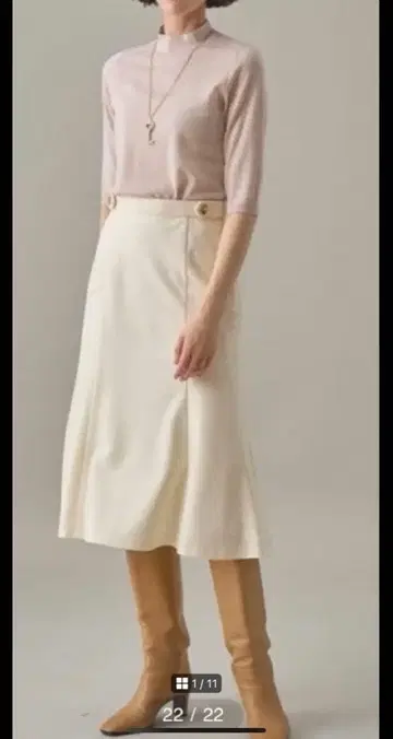 ANAYI 아나이 슈퍼120 머메이드 스커트 36 페이지 무릎 기장