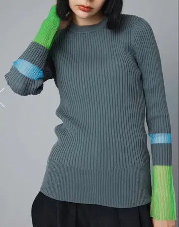 HeRIN.CYE Sheer 니트 컴필레이션 탑