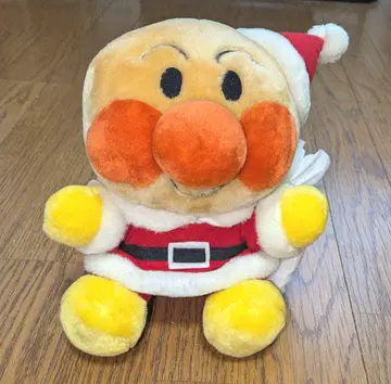 호빵맨 산타 봉제 인형