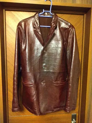 DoMoN 다크 브라운 가죽 자켓 M