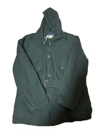 NAT 카키 밀리터리 코트 70s 구제 의류