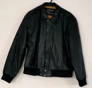 U2 wear me out 블랙 가죽 자켓 L 사이즈