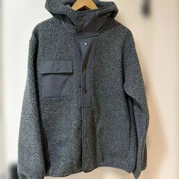 GU ENGINEERED GARMENTS 보아 플리스 스냅 후드티 M