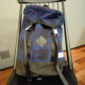 SHIPS JET BLUE 쉽스 해리스 트위드 백팩 체크 무늬