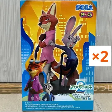 주토피아2 ACT CUT 프리미엄 피규어 주디 닉 2개 세트