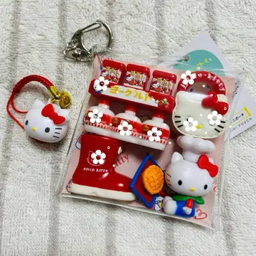 가챠 파우치 헬로키티 미니어처 캡슐 토이 키링