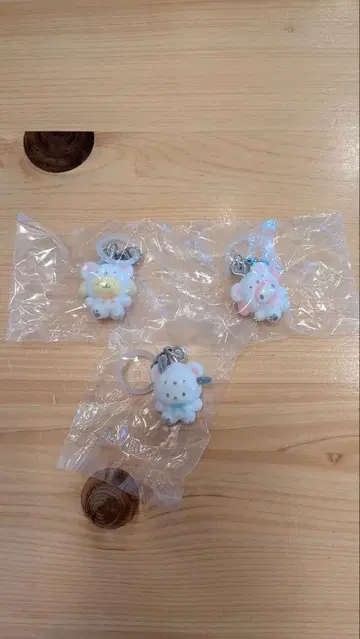 산리오 포근포근 스노우 메지루시 액세서리