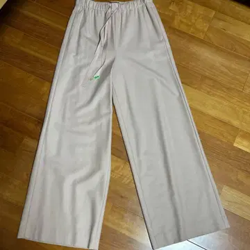 Theory 와이드 팬츠 XXS 베이지