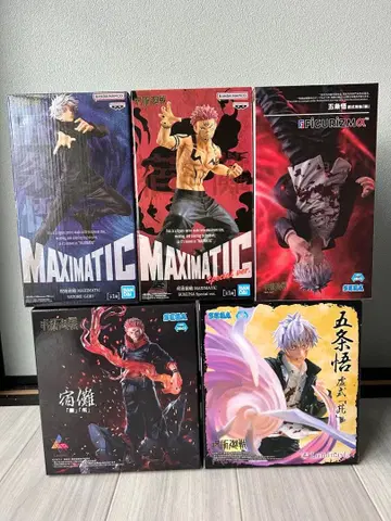 주술회전 고죠 사토루 스쿠나 SUKUNA 피규어 5체 세트