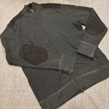 Victorinox 다크 그레이 집업 스웨터 M