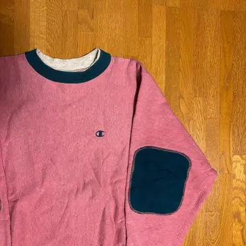 90s 챔피온 리버스 위브 엘르 패치 클레이지 패턴