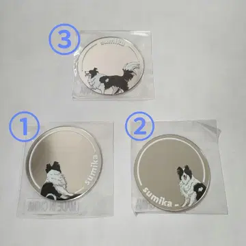 [ 낱개 판매 가능 ] sumika 가챠 거울 스티커