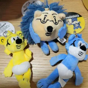 KUSOMEGANE 동료 봉제 인형 3종 세트입니다!