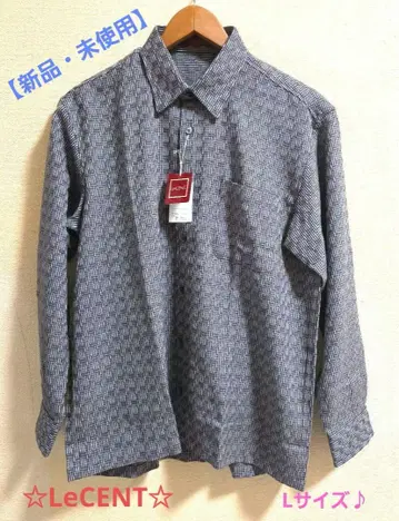 [ 새상품 미사용 ] LeCENT 모100% 캐주얼 셔츠