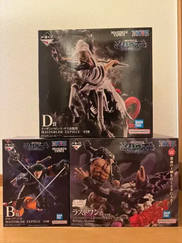 제일복권 원피스 B D 라스트 원 피규어 3체