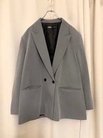 ZARA 더블 브레스트 오버 사이즈 자켓 L