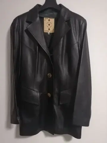 블랙 가죽 자켓 양가죽