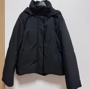 doux archives 다운 자켓 사이즈 2 후드 부착 숏 기장