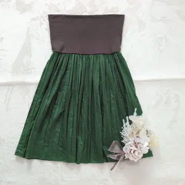 [Sabena] 원피스(F)/일본제 포인트 컬러 플리츠 모 사용