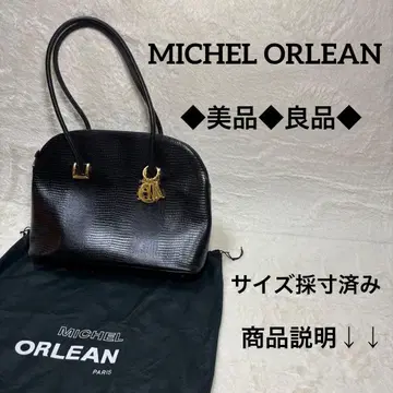 새상품급 고품질 MICHEL ORLEAN 토트백 블랙 치수 측정 완료