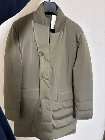 [ 새상품 미사용품 ] ANGLAIS 아그레 다운 코트 카키 M