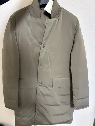 [ 새상품 미사용품 ] ANGLAIS 아그레 다운 코트 카키 M