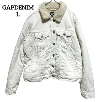 GAPDENIM 갭 데님 코듀로이 보아 자켓 화이트 1969