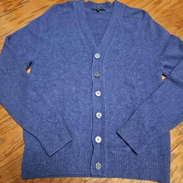 실크 100% 남성용 가디건