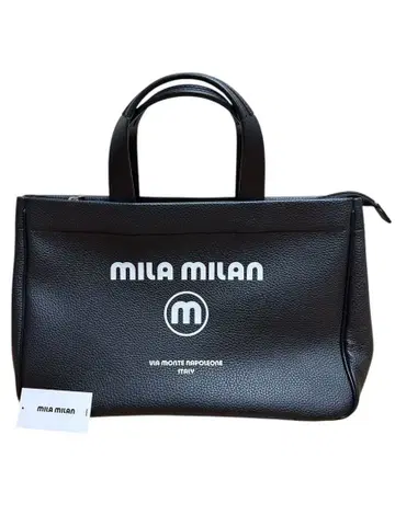 MILA MILAN 밀라 밀란 블랙 토트백