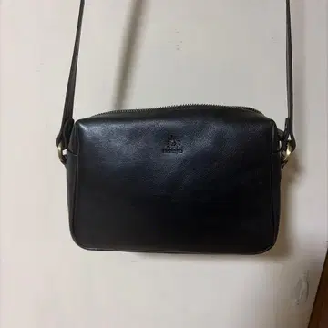 hallelujah 블랙 가죽 숄더백