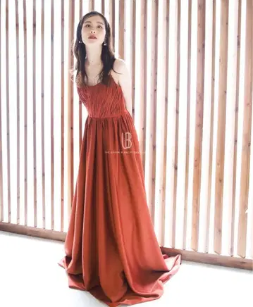 THE URBAN BLANCHE 컬러 드레스 테라코타