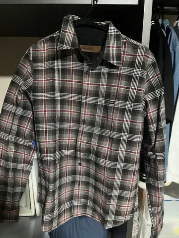 Brixton 체크 무늬 긴팔 셔츠 S 사이즈