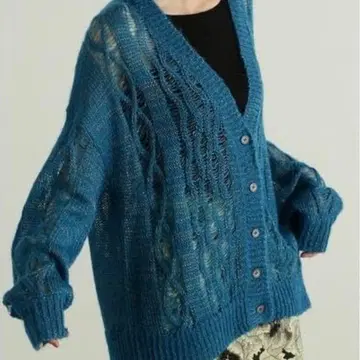 질스튜어트 아비게일 모헤어 니트 가디건