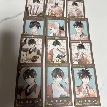 고서점 거리의 하시히메 10년 레코드 전시 사진풍 카드 전 세트