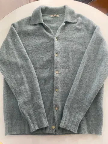 AURALIE 라이트 블루 가디건 긴팔