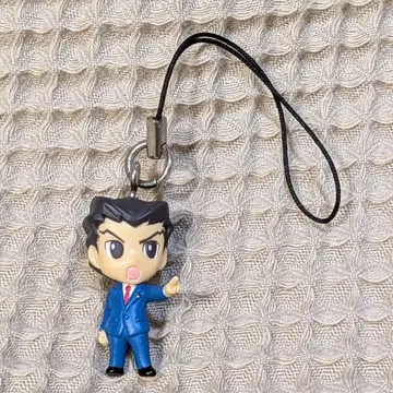 역전재판 나루호도 류이치 마스코트 스트랩