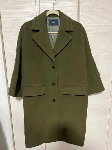 새상품급 FRAMeWORK 올리브 체스터 코트