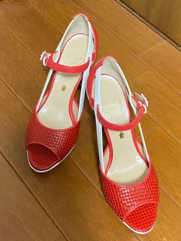 차케초케 하이힐 오픈토 고양이 발