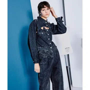 MAISON SPECIAL 2way 데님 자켓