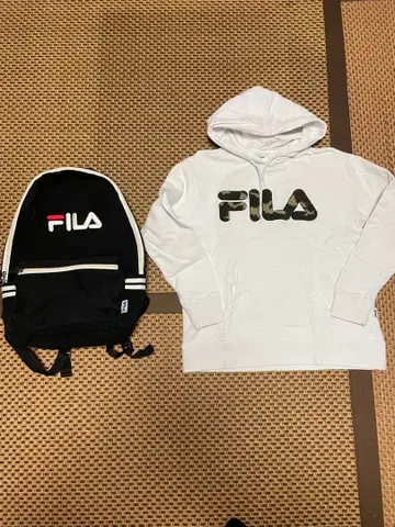 FILA 로고 후드티 M 백팩 묶음 판매
