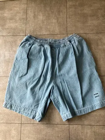 CITEN 자수 로고 숏팬츠 라이트 블루