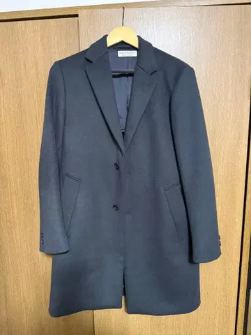 유나이티드 애로우즈 뷰티앤유스 다크 그레이 체스터 코트