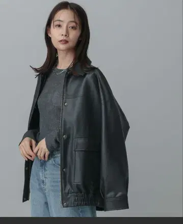 MATINEE LINE/에코 가죽 블루종/307690