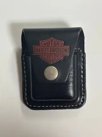 Harley-Davidson 블랙 가죽 소품함