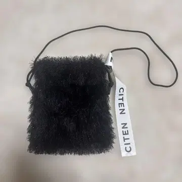 [ 거의 새상품 ] CITEN 시텐 프린지 미니 숄더백 블랙