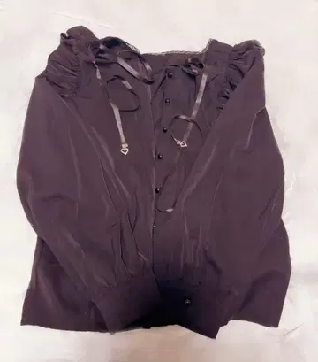 [ MA*RS ] 새틴 프릴 블라우스